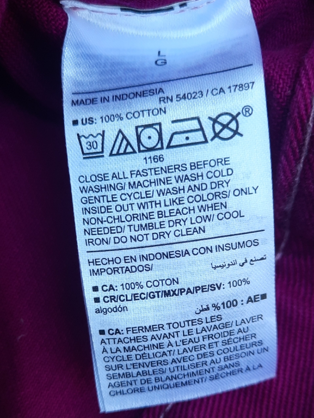 NEW Old Navy Crop Utility Jacket Boysenberry Size Large - Picture 9 of 11